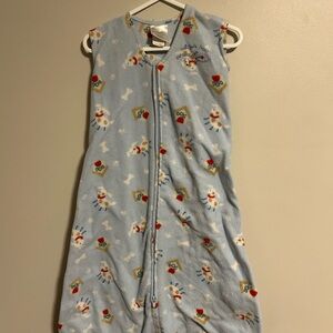 Halo 6/12m blue dog house sleep sack
